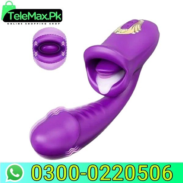 Ava 2-In-1 Tongue-Licking Vibrator In Pakistan