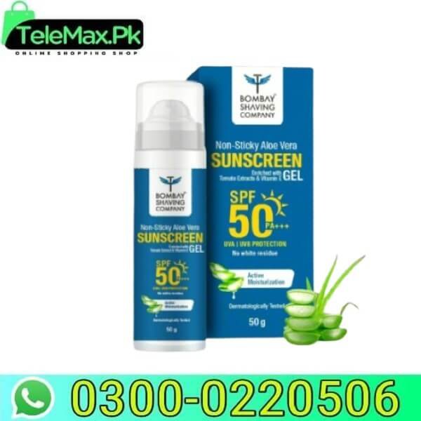 Bombay Shaving Co Non Sticky Aloe Vera Sunscreen Gel In Pakistan
