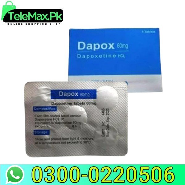Dapox 60mg Tablets (Dapoxetine) In Pakistan