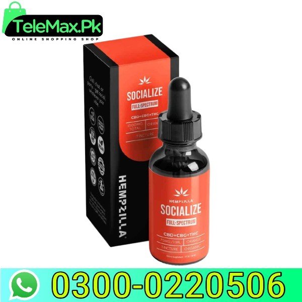 Hempzilla Full Spectrum Socialize Tinctures 30ml