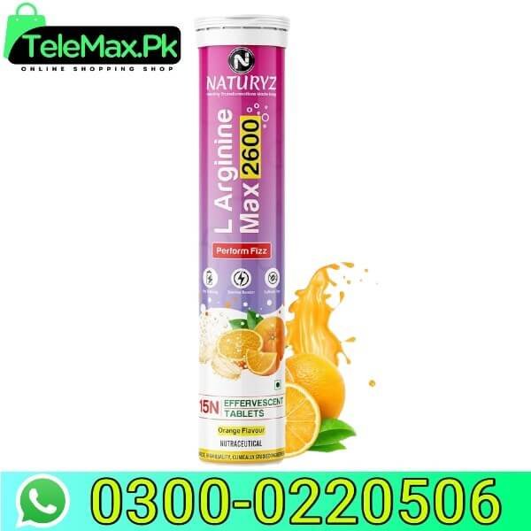 Naturyz L-arginine Max 2600 Effervescent Tablets In Pakistan