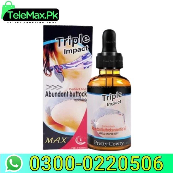 Pretty Cowry Triple Impact Buttock Oil In Pakistan
