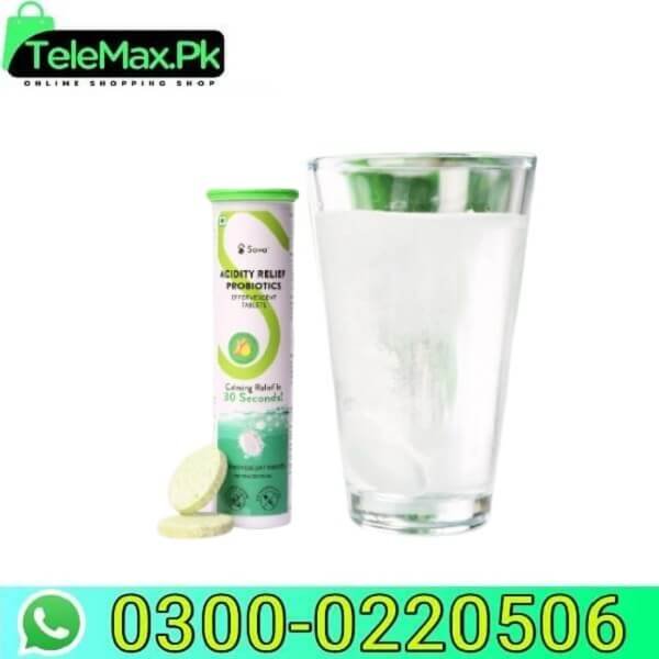 Sova Health Acidity Relief Probiotics Effervescent Tablets In Pakistan