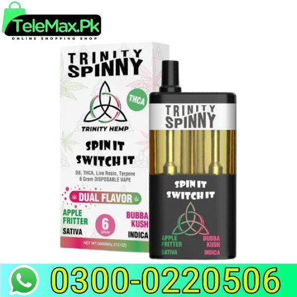 Trinity Hemp Spinny 6G Disposable Vape In Pakistan