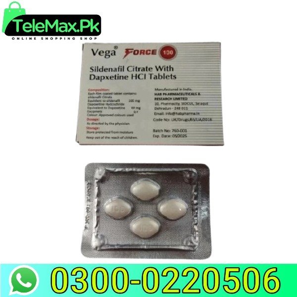 Vega Force 100 Signature Tablets In Pakistan